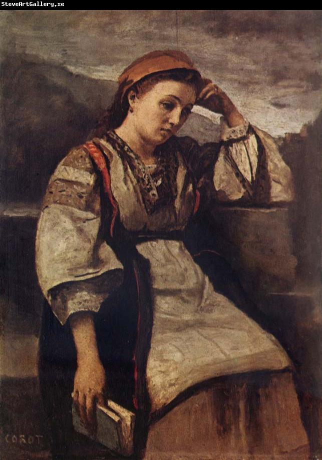 Jean Baptiste Camille  Corot Reverie